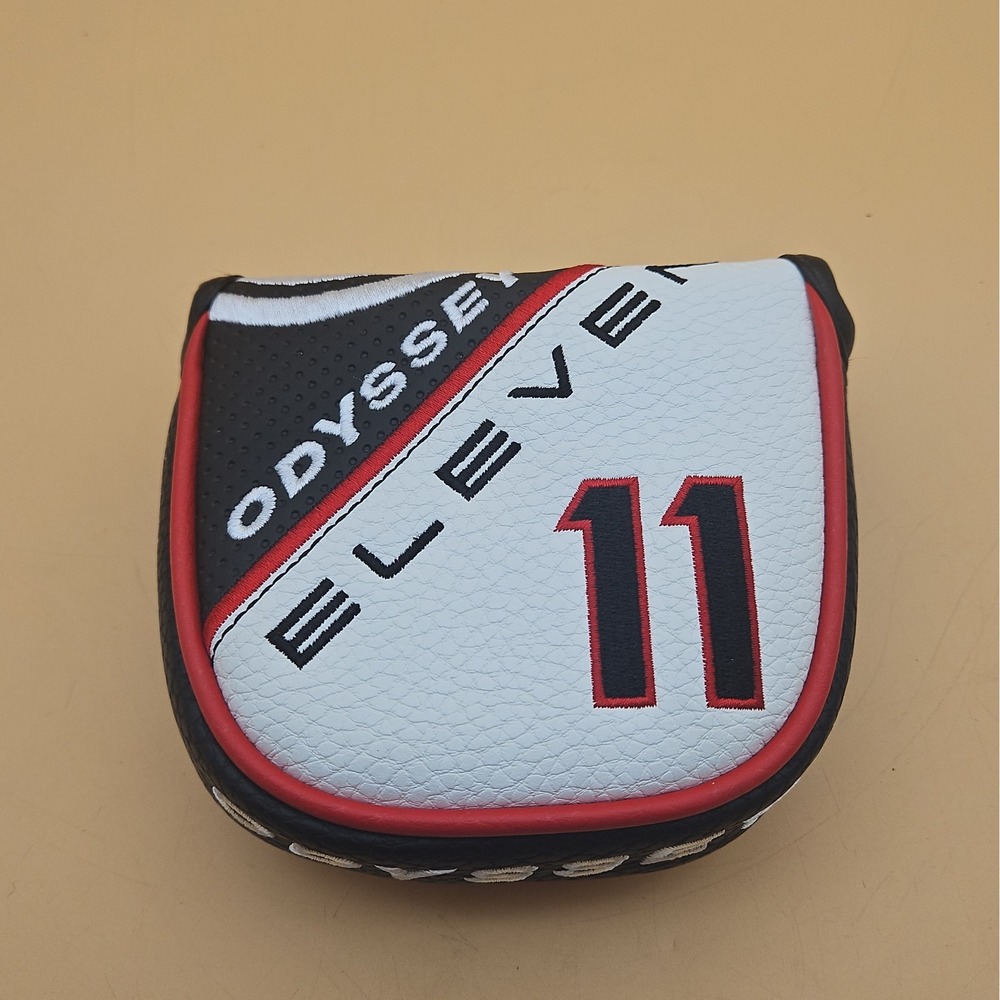 Odyssey 11 Eleven Mallet Putter Headcover New Never Used White Black Red